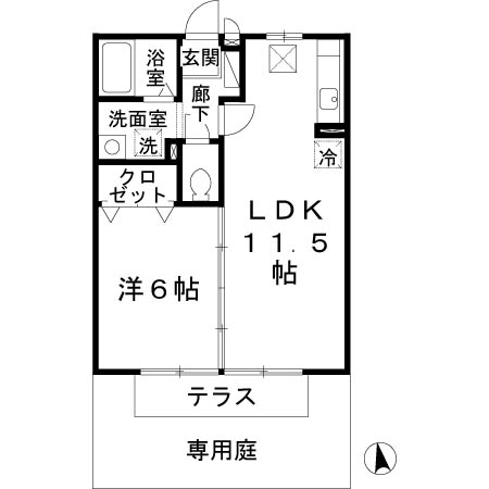 リバーサイド桂川の間取り