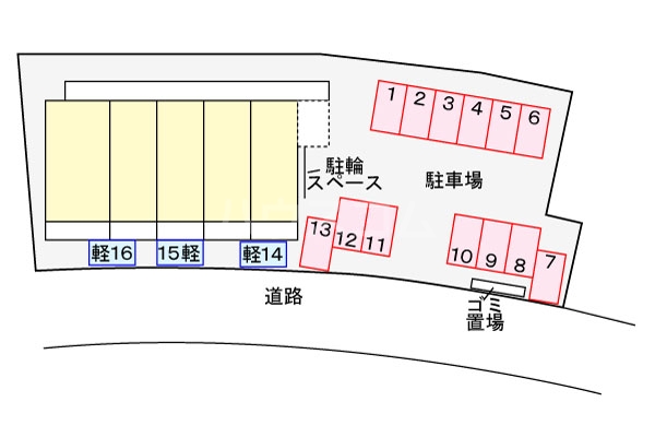 2/7 駐車場