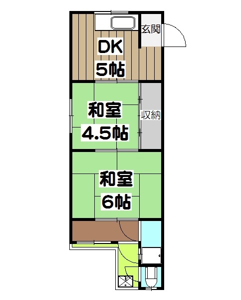 久景荘の間取り