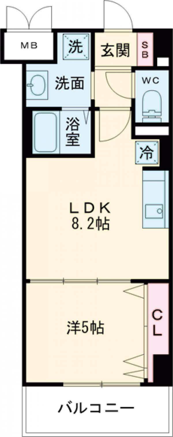 グランパシフィック東向日の間取り