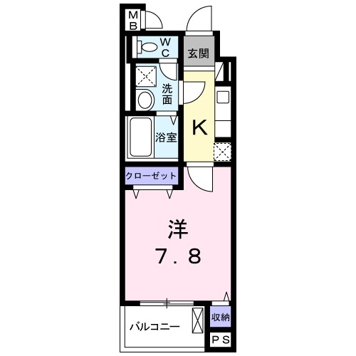 ドエル マイロの間取り