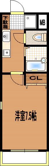 シェリーカラーの間取り