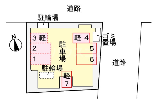 2/8 駐車場