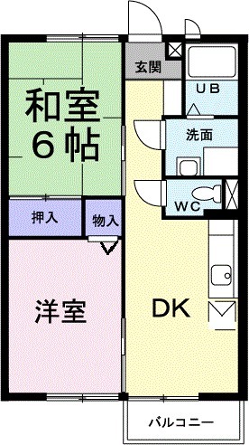 エクセル亀岡Aの間取り