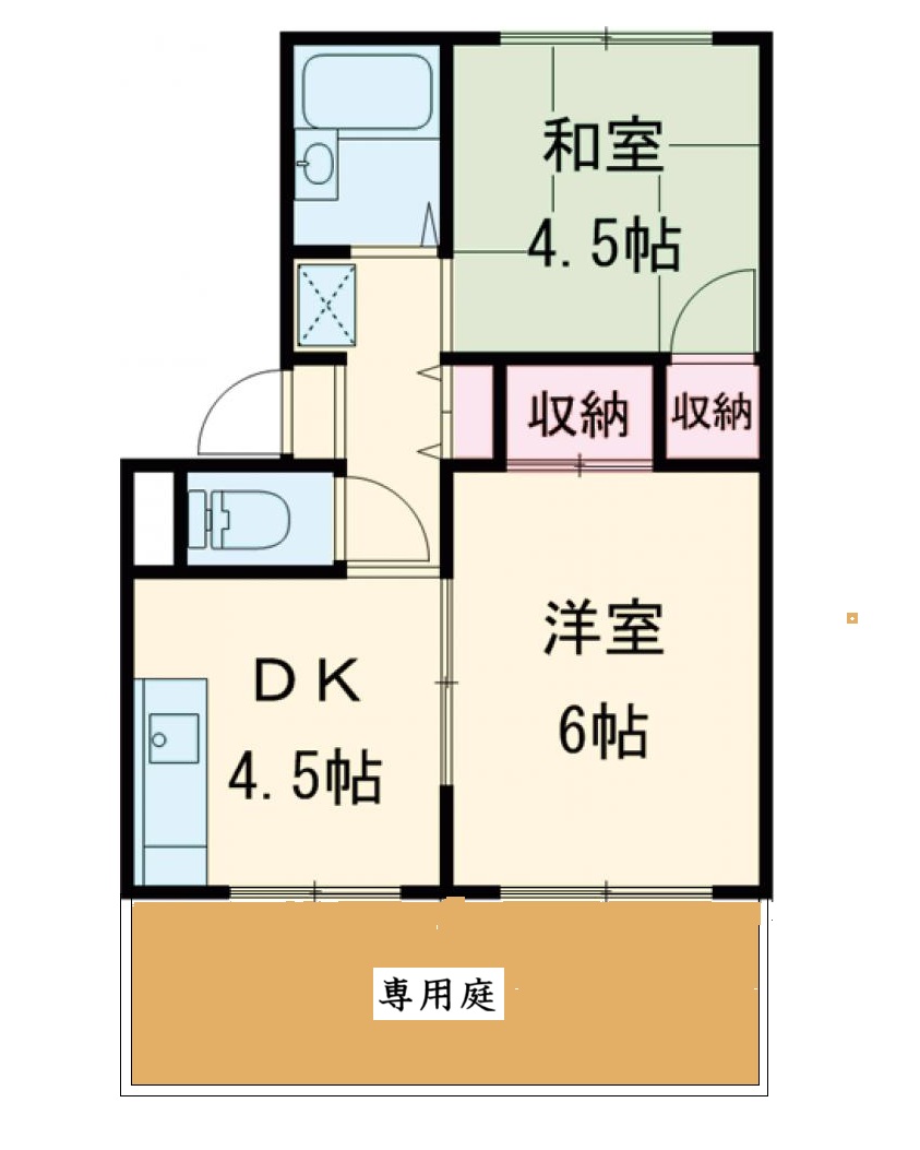 プレジール桂の間取り