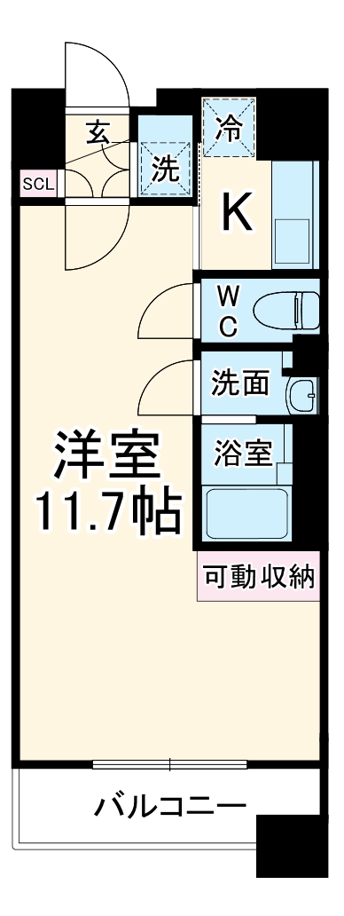 アクアタウンイーストⅠの間取り