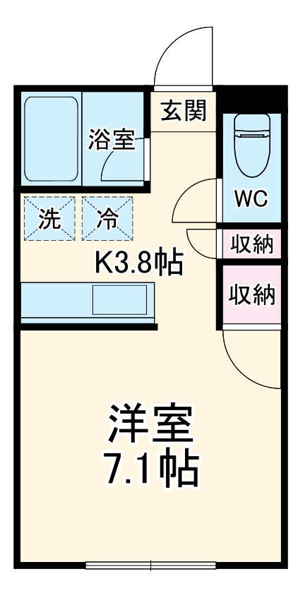 ハイツヘキスイの間取り