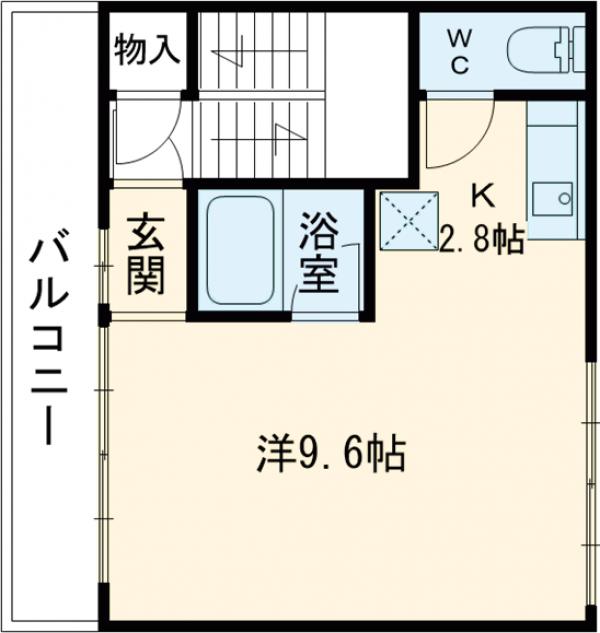 フレッシュハウスタテオカの間取り