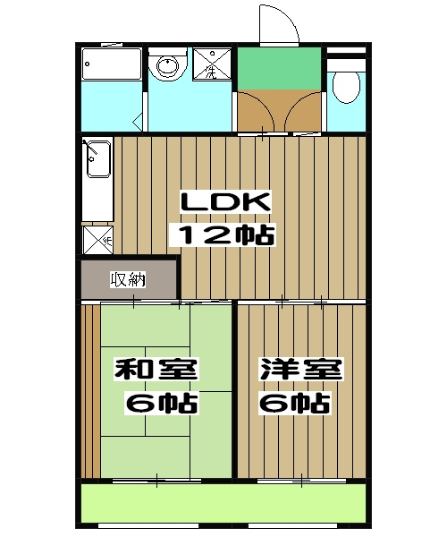 ドムール桂の間取り