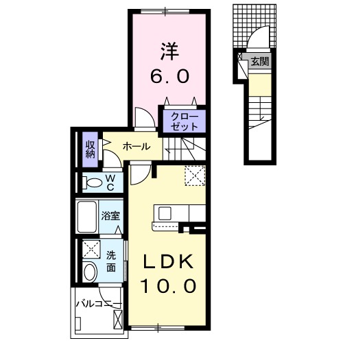 桂川サニーライフの間取り