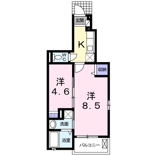カーサユタカの間取り