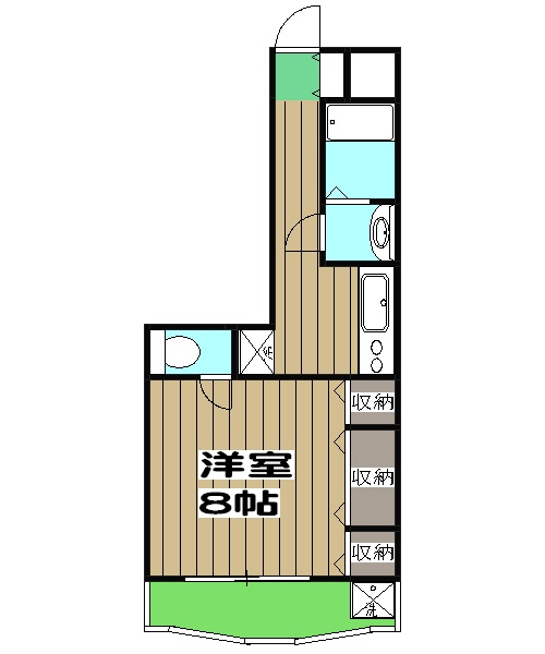 グレイパレスロック・ワンの間取り