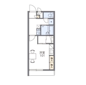 レオパレス新都心マティダの間取り