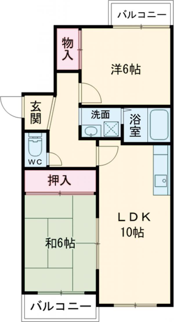 パラシオン蘭の間取り
