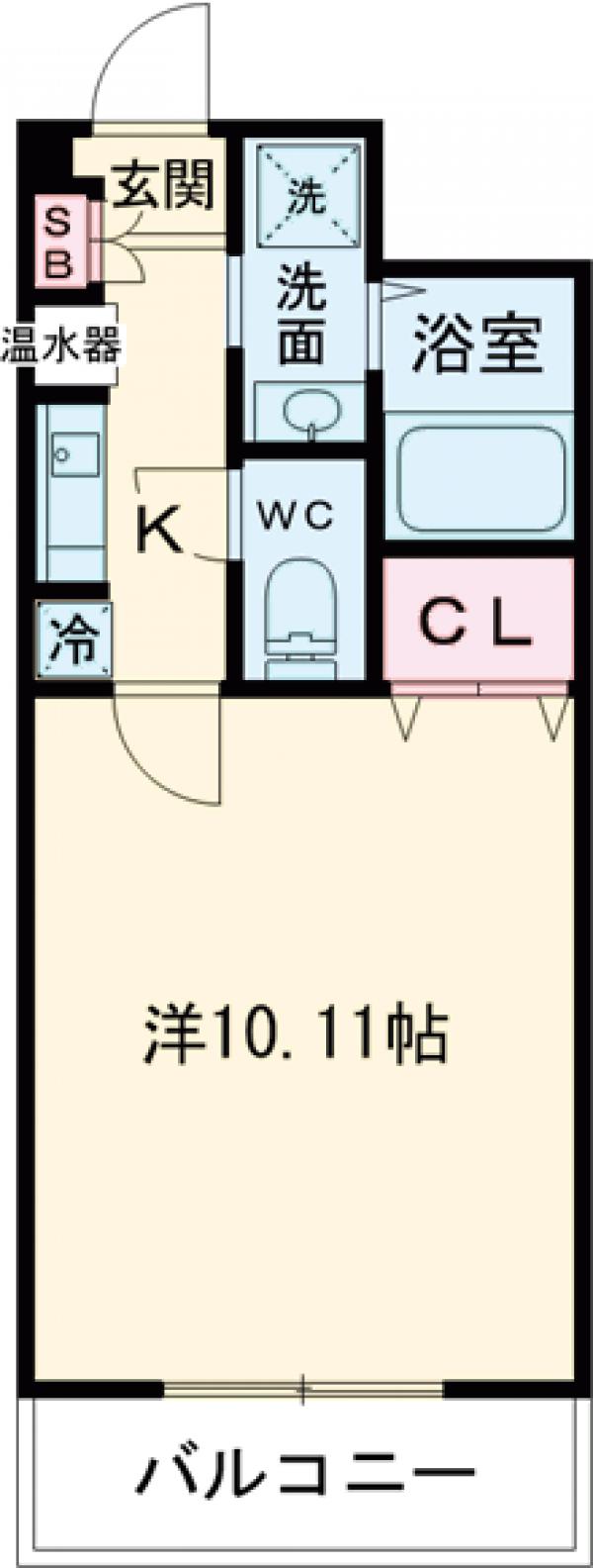 エリーフラッツ上桂の間取り