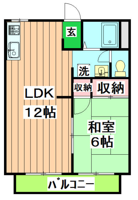 スリーゼ西向日の間取り