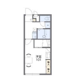 レオパレス新都心ASAKAの間取り