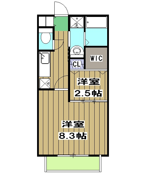 Blue Vert TOKURAⅠの間取り