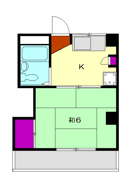 中村ハイツの間取り