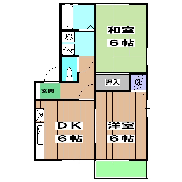 フォレスト篠の間取り