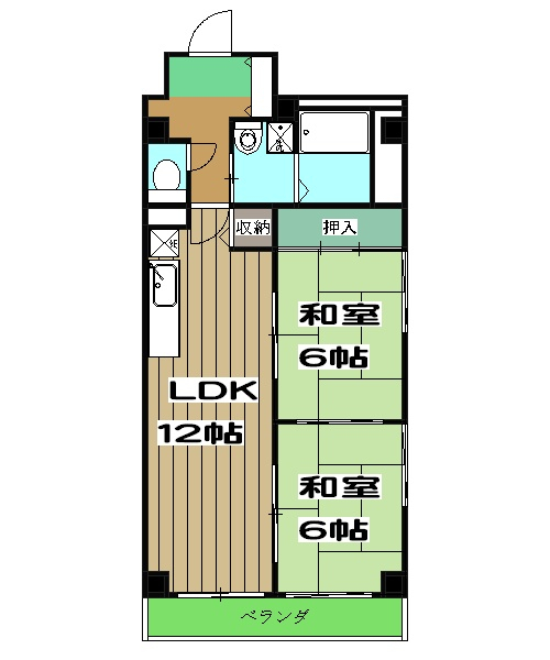 サントル西京の間取り