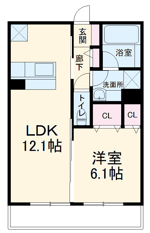 ラ フルールの間取り