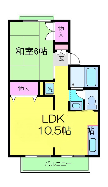 ボワヴィラージュの間取り