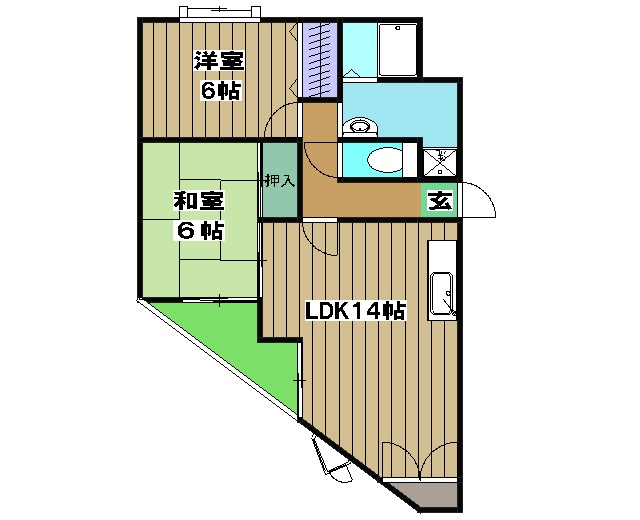 カサベルデの間取り