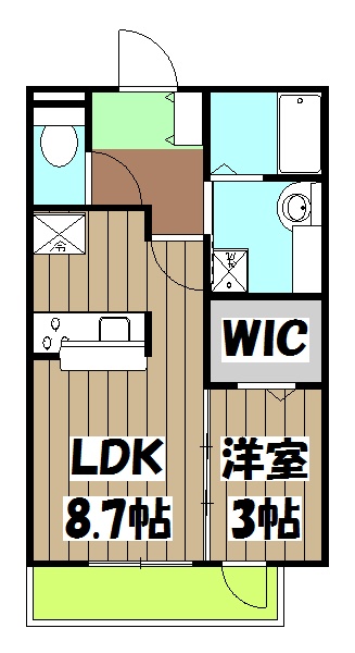 パインコートの間取り