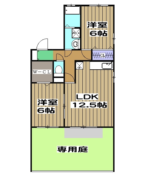 レジデンス桜の間取り