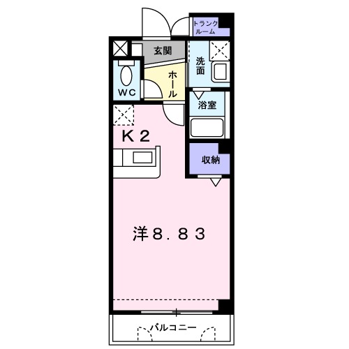 レジデンスＡｙｕの間取り