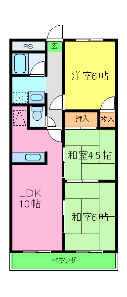 パークサイドコープ林の間取り