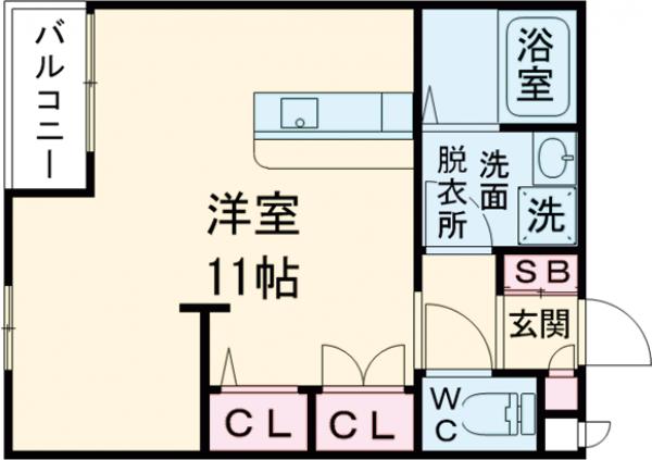 アルナージ長岡京の間取り