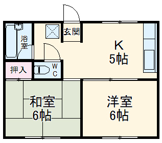 フラッツ三ツ池の間取り