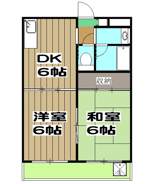 アクティハイム壱番館の間取り