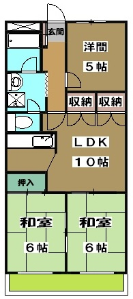 シルバーシャトー太秦の間取り