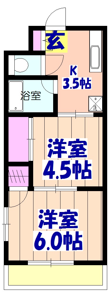 ロックグランデの間取り