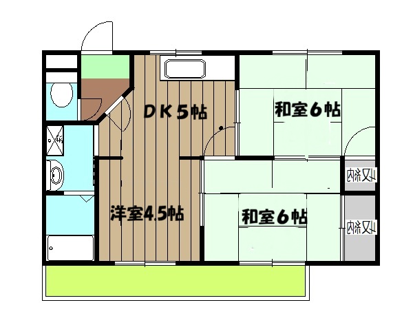 コーポ藤岡の間取り