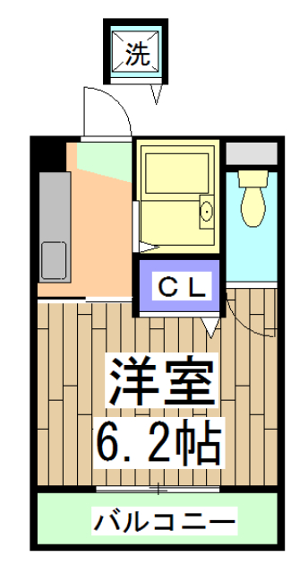 レインボーハイツの間取り