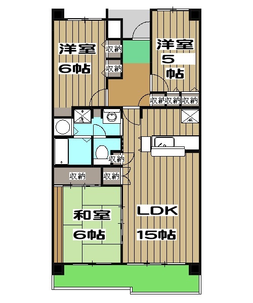 メルサンテかめおかの間取り