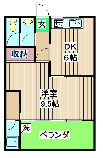 メゾンロアの間取り