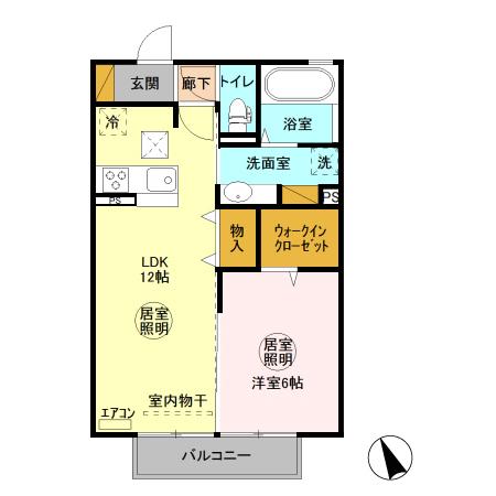 Dーroom赤塚 Bの間取り