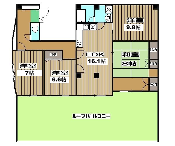 サザンシャトーの間取り