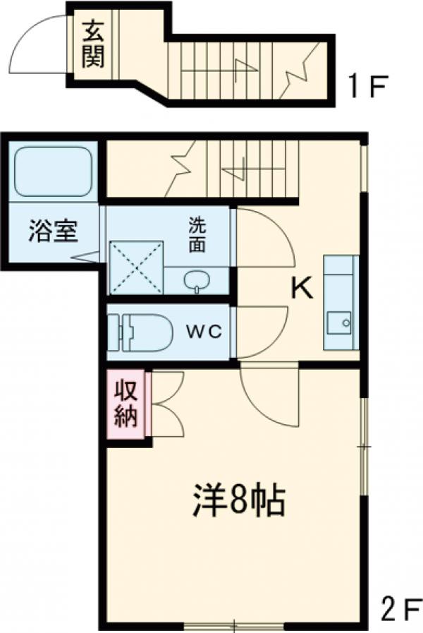 カインドネス町田旭町の間取り