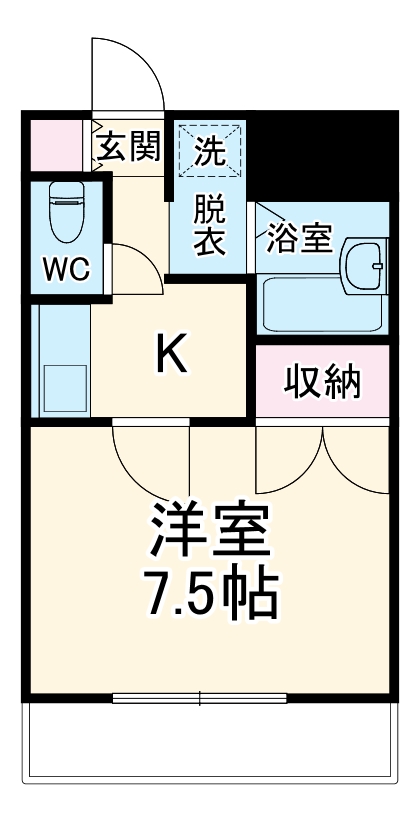アンプルール フェール Courageの間取り