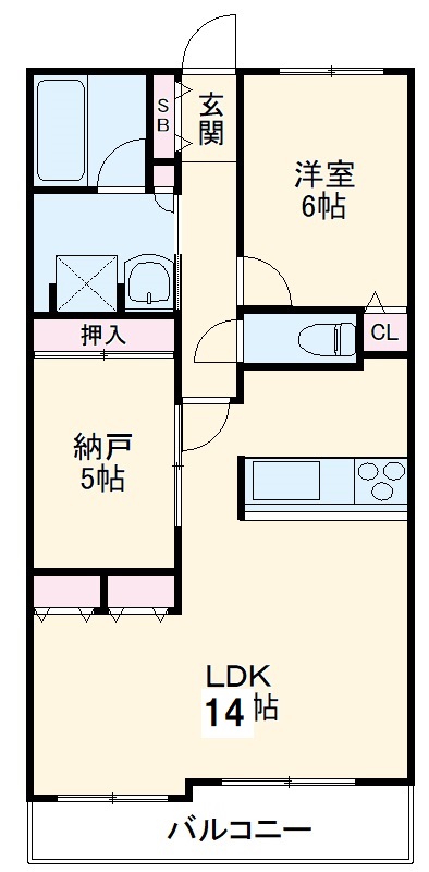ヴェレーナ京都西向日の間取り