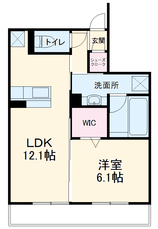 ラ フルールの間取り