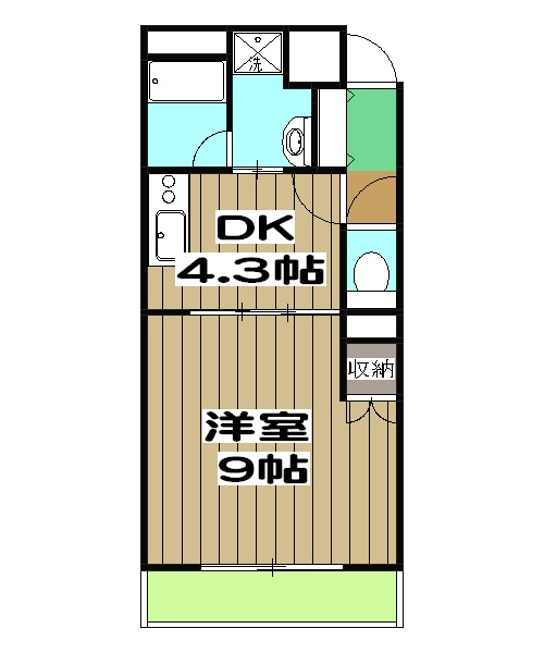 セントポーリア嵯峨野清水町の間取り