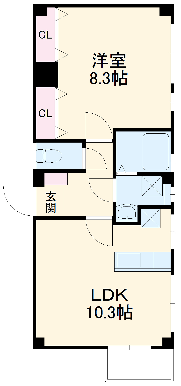 アクール桂の間取り
