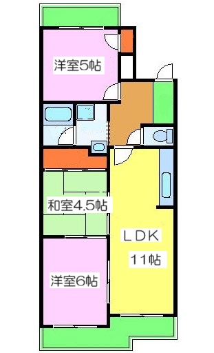 パークテラス浅原の間取り